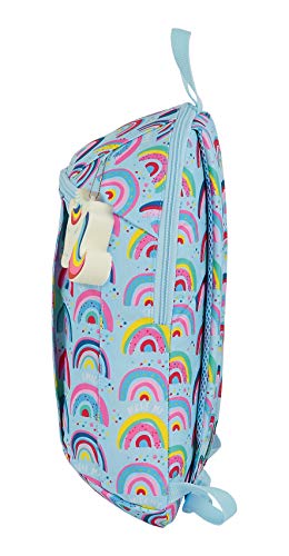 safta 612033821 Mochila Tipo Casual, Senderismo Glowlab, Azul (Rainbow)