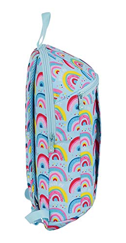 safta 612033821 Mochila Tipo Casual, Senderismo Glowlab, Azul (Rainbow)