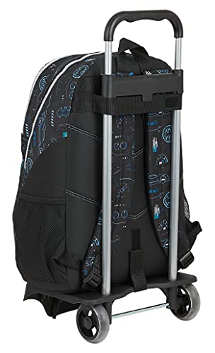 Safta Mochila Escolar con Carro de Batman Bat-Tech, 330x150x430 mm, Negro