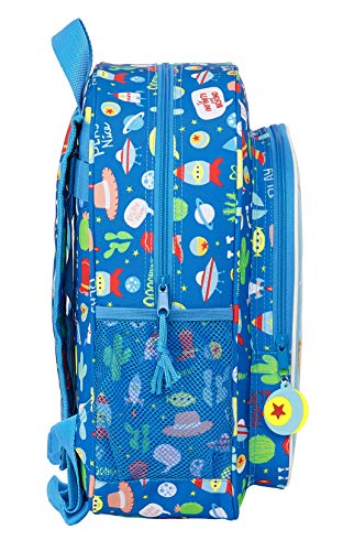 Safta Mochila Escolar Junior de Toy Story Let's Play, 320x120x380mm, azul, m