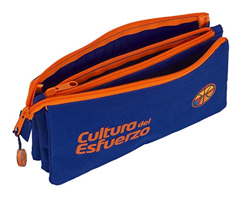 Safta- Valencia Basket Portatodo, Color Azul/Naranja, 320x150x420 mm (M744)