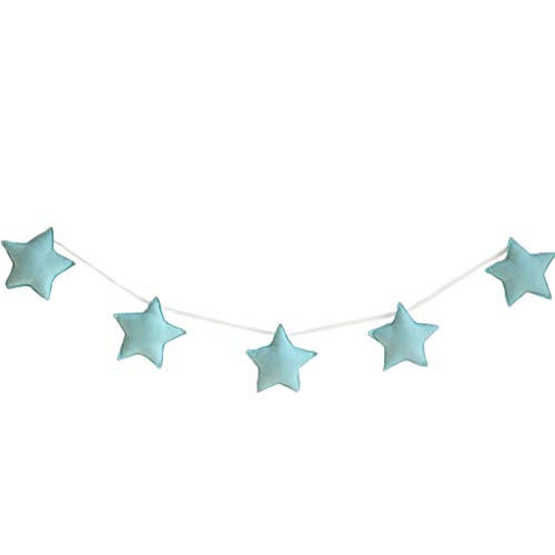 Sala de 5pcs / set del bebé del cuarto de niños de estrellas para niños guirnaldas de Navidad decoraciones de pared de la sala apoyos de la fotografía Los mejores regalos