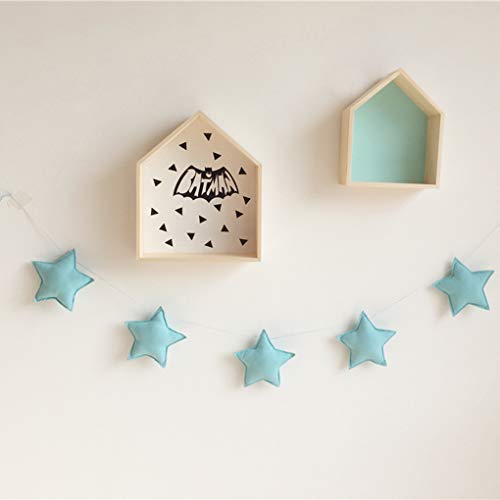 Sala de 5pcs / set del bebé del cuarto de niños de estrellas para niños guirnaldas de Navidad decoraciones de pared de la sala apoyos de la fotografía Los mejores regalos