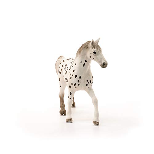 Schleich- Figura Caballo Semental Knabstrupper, 11,90 cm.