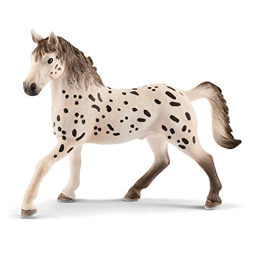 Schleich- Figura Caballo Semental Knabstrupper, 11,90 cm.