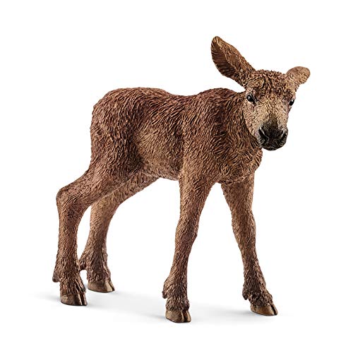 Schleich Wild Life - Crías de Animales del Bosque, Incluye Osezno negro, Cría de Alce y Jabato