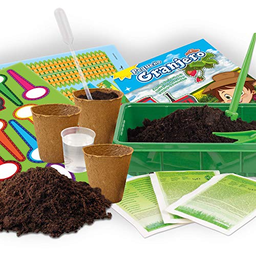 Science4you-El Pequeño Granjero-Kit Jardinería con 12 Eco Experimentos: Planta tu Propio Huerto Ecológico-Juegos y Juguetes Científicos y Educativos 4+ Años, Regalo Original Niñas (80002462)