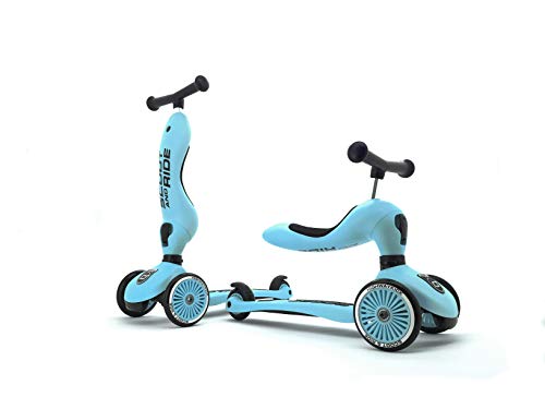 SCOOT & RIDE HIGHWAYKICK One Patinetes, Adultos Unisex, BLUEBERRY (Azul), Talla Única