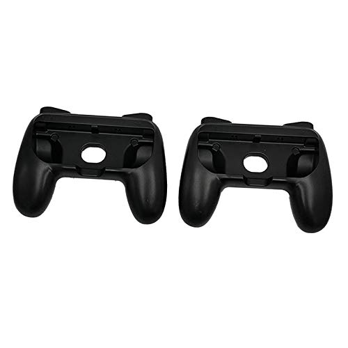 Shiwaki Cómoda Funda de Mando Resistente al Desgaste para Accesorios de Agarre de Juegos de Nintendo Switch Joy-Cons - Negro