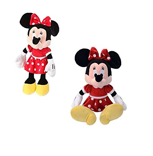 Simba Disney 6315878983 - Peluche de Minnie con Vestido Rojo (50 cm)