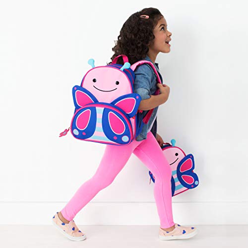 Skip Hop Zoo Pack - Mochila, diseño butterfly, color rosa