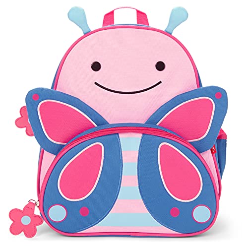 Skip Hop Zoo Pack - Mochila, diseño butterfly, color rosa