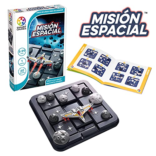 smart games Misión Espacial, Rompecabezas 3D, Educativos, Regalos para Niños, Juego de Mesa, Productos para Personas Mayores, Juguetes Edad 8-99 Años, multicolor (SG426ES)