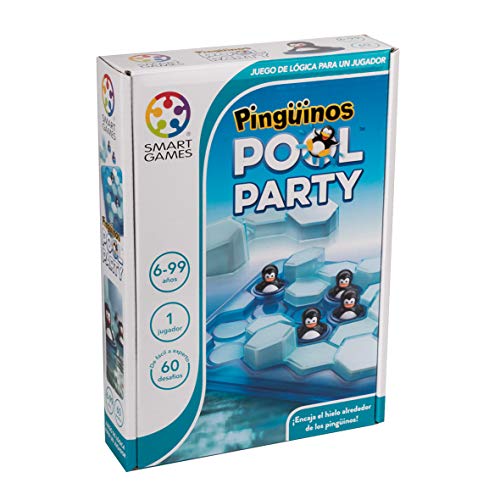 smart games- Penguins Pool Party Juego de Rompecabezas, Multicolor, único (SG431ES)