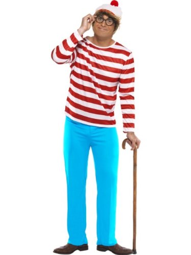 Smiffy's - Disfraz de Wally para hombre, talla 42-44 (34591L)