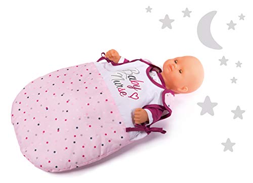 Smoby Baby Nurse-Saco de Dormir para Muñecos Bebé de hasta 42cm, para Niños a Partir de 18 Meses, Color (220360WEB)