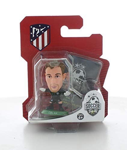 SoccerStarz SOC1058 Atlético Madrid Jan Oblak Home Kit Figuras clásicas