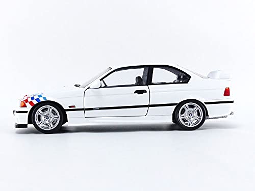 Solido 421186800 BMW M3 Lightweight, E36 Coupé, 1995, Escala 1:18, Color Blanco