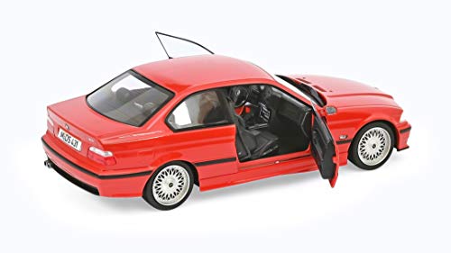 Solido BMW E36 M3 con Llantas BBS, Modelo de Coche, Escala 1:18, Rojo (421185830)