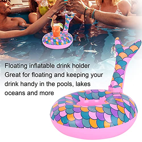 SONK Soporte para Flotador para Bebidas, Posavasos para Vasos de Bebidas Multiusos, Limpieza Y Rápida para Fiestas en la Playa para Piscina