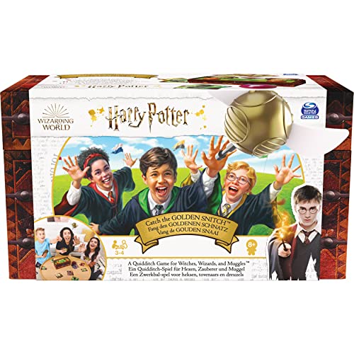 Spin Master Games Game for and Kids Aged Over 6 Harry Potter Catch The Snitch Juego para familias y niños Mayores de 6 años (6060743)