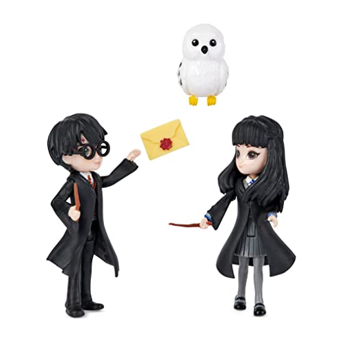 SpinMaster Wizarding World, Magical Minis Harry Potter and Cho Chang Friendship Set con Figuras coleccionables y Criatura, Juguetes para niños a Partir de 5 años