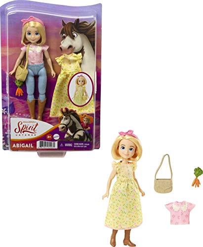 Spirit Abigail Muñeca articulada con ropa y accesorios de moda (Mattel GXF19)