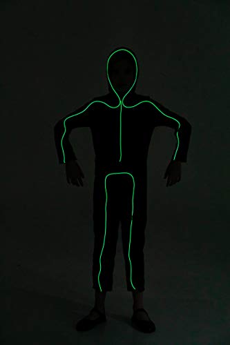 Spooktacular Creations Traje Ilunimoso Disfraz con Luces LED Unisex para Niños y Niñas Fiesta de Halloween Cosplay