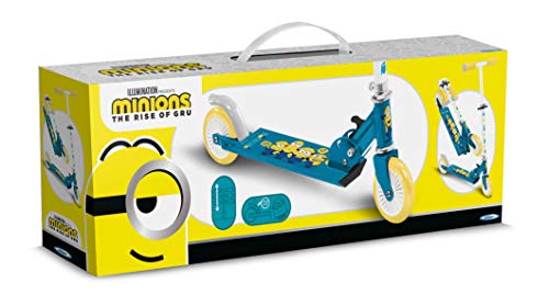 Stamp Foldable Scooter Minions 2, Unisex-Youth, Azul