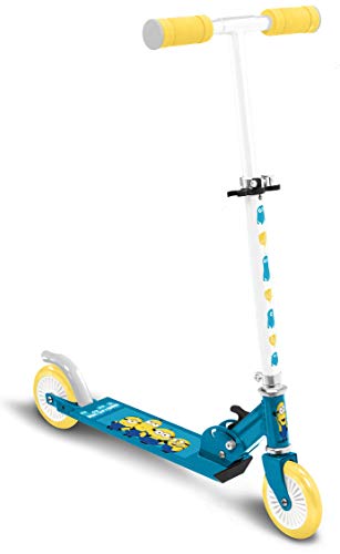 Stamp Foldable Scooter Minions 2, Unisex-Youth, Azul