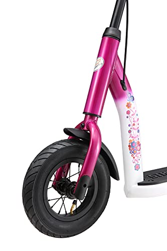 STAR SCOOTER Patinete Infantil 2 Ruedas a Partir de 5 años | Kick Scooter 10" neumáticos, Ajustable en Altura para niñas y niños | Rosa