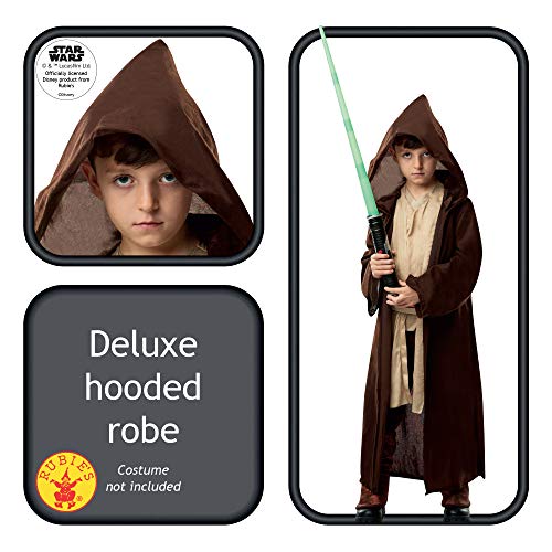 Star Wars - Disfraz Túnica Jedi Premium para niños, infantil 5-6 años (Rubie's 640274-M)