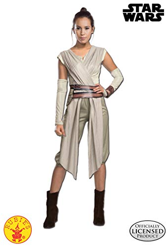 Star Wars Rubie's Force Awakens Deluxe Rey Disfraz de mujer grande, (EE.UU. 14 - 16), BUST 40 - 42 pulgadas, cintura 35 - 98 pulgadas, INSEAM 80 pulgadas