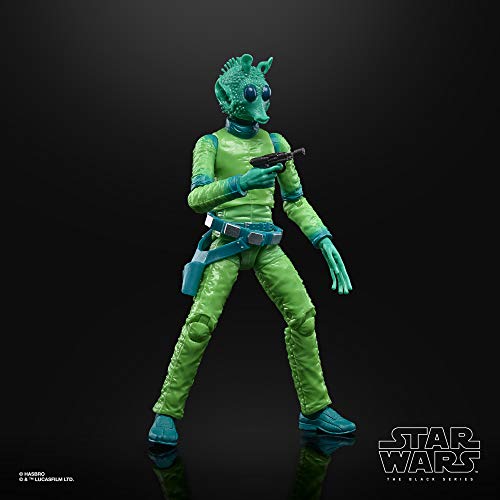 Star Wars The Black Series - Greedo a Escala de 15 cm - 50.º Aniversario de Lucasfilm - Figura de la trilogía Original de Star Wars - Edad: 4+