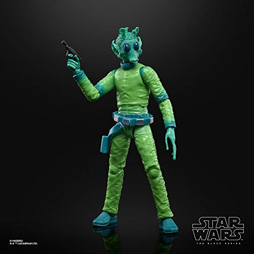 Star Wars The Black Series - Greedo a Escala de 15 cm - 50.º Aniversario de Lucasfilm - Figura de la trilogía Original de Star Wars - Edad: 4+