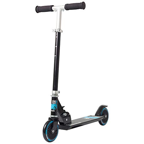 Stiga Comet 120-S Kickscooter, Unisex-Baby, Negro/Azul, Talla única