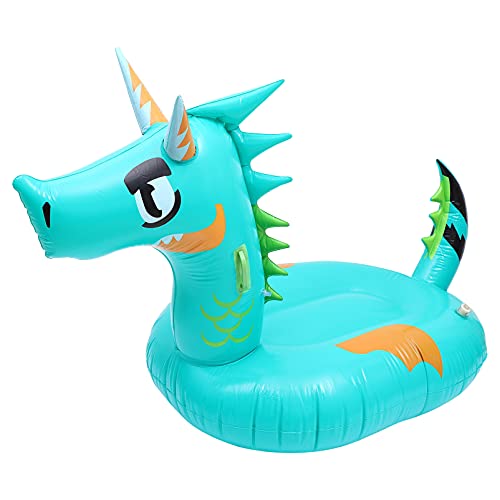 STOBOK Inflable Gigante de La Piscina del Dragón Flotador de Paseo en La Piscina Inflable Flotador Silla de La Piscina Flotadores de La Piscina Flotador de Juguete para La Playa de