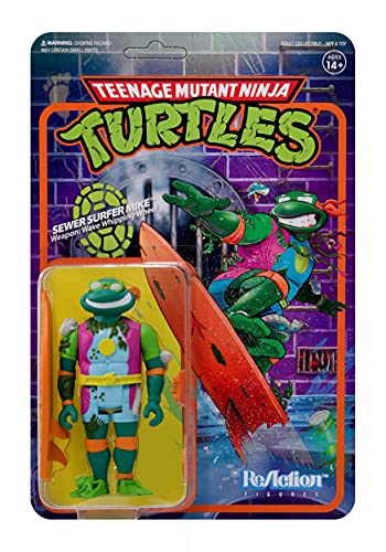 Super7 Sewer Surfer Micelangelo - Tortugas Ninja Mutantes Adolescentes W3