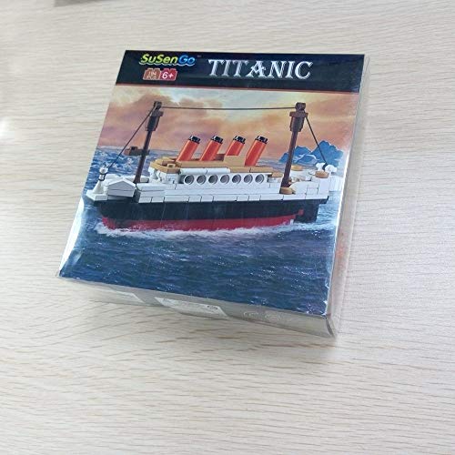 SuSenGo Titanic Maqueta Barco 194 Piezas para niños 6+ Años，Compatible con Lego