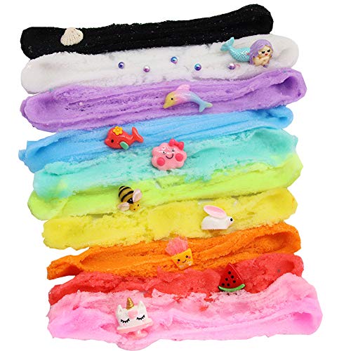 SWZY DIY Slime Fluffy Putty Stress Reliever Toys Scented Mud Toys Niños Adultos