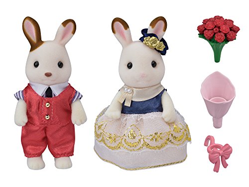 Sylvanian Families - 5362 - Set de novios Stella Chocolate y William Cinnamon