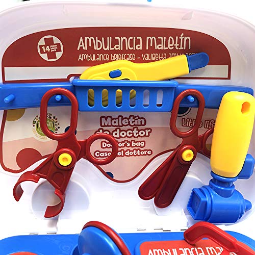 Tachan - Maletin medico doctor en ambulancia (CPA Toy Group 008-918a)