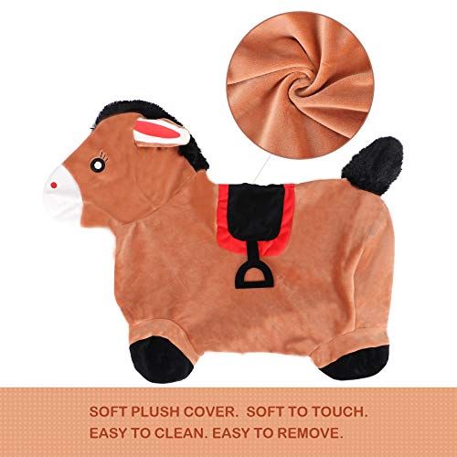 Tacobear Saltador Hinchable Caballo Saltarin Juguete Burro Animal Saltador Caballo con Bomba Juego Interior e Exterior Caballo de Salto Regalo para Niños Niñas 2 3 4 5 6 7 Años