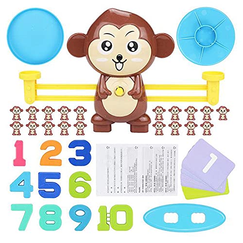 Taitan Monkey Balance Juego de matemáticas Interesante Educativo Niños Juguetes de Aprendizaje Regalo Creativo para Niño y Niña