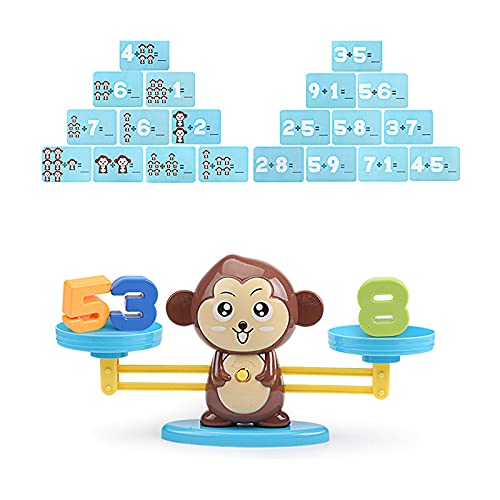 Taitan Monkey Balance Juego de matemáticas Interesante Educativo Niños Juguetes de Aprendizaje Regalo Creativo para Niño y Niña