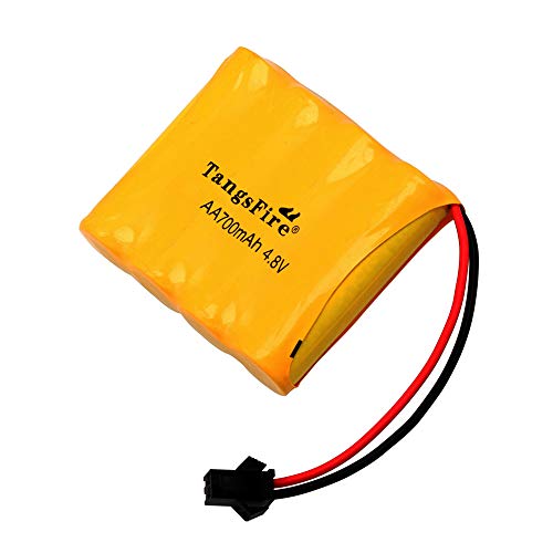 TangsFire 4.8V 700mAh AA Ni-CD Envases SM 2P Enchufe para Juguetes Power Bank + Charger