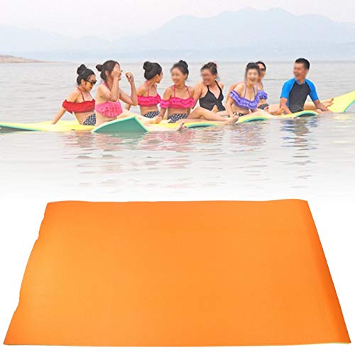 TANKE Colchoneta Flotante - Alfombra Flotante de Agua de algodón Manta de mar Colchón de Aire Inflable Cama Equipo de natación de Juguete para Adultos Niños, 225 oz