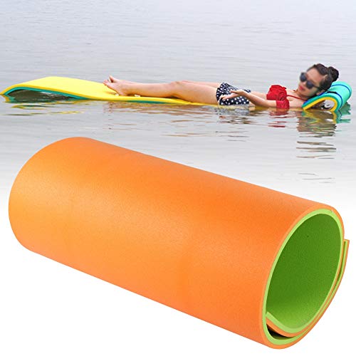 TANKE Colchoneta Flotante - Alfombra Flotante de Agua de algodón Manta de mar Colchón de Aire Inflable Cama Equipo de natación de Juguete para Adultos Niños, 225 oz