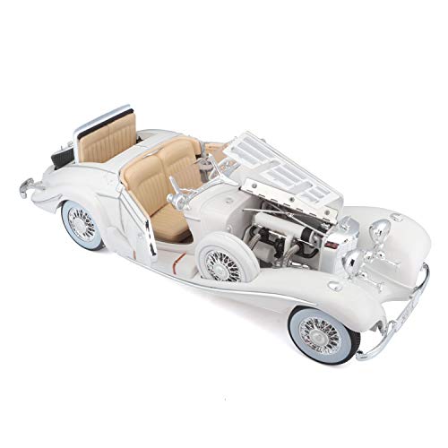 TAVITOYS Benz, 1/18 Premiere Mercedes 500K Ty blanco (36055W), color (Bauer 1) , color/modelo surtido