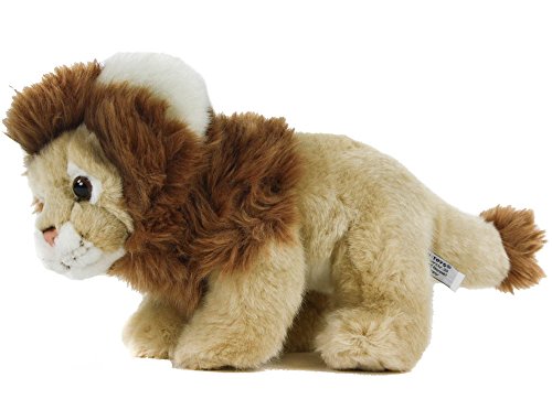 Teddys Rothenburg León de peluche (30 cm), color beige y marrón